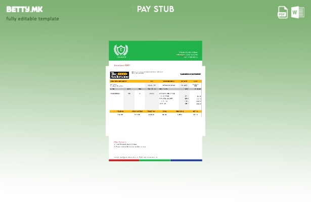 Модерен стил, шаблон за листови за вработени во компанија за производство на хра